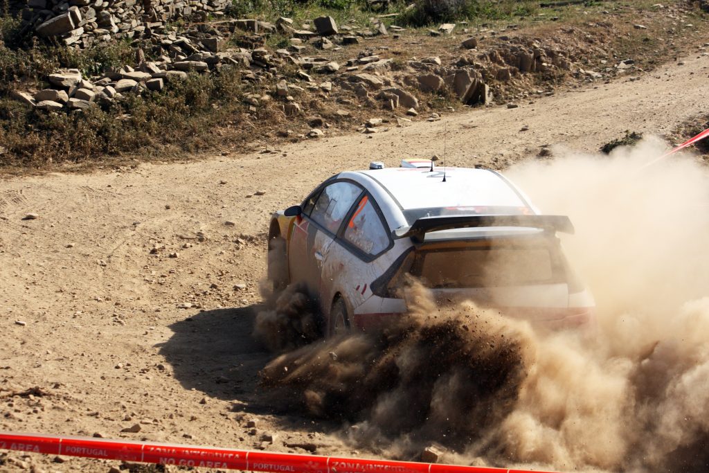 What forces slow down race cars